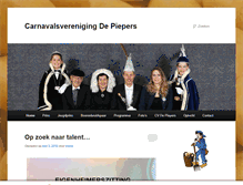 Tablet Screenshot of cv-depiepersvolkel.nl